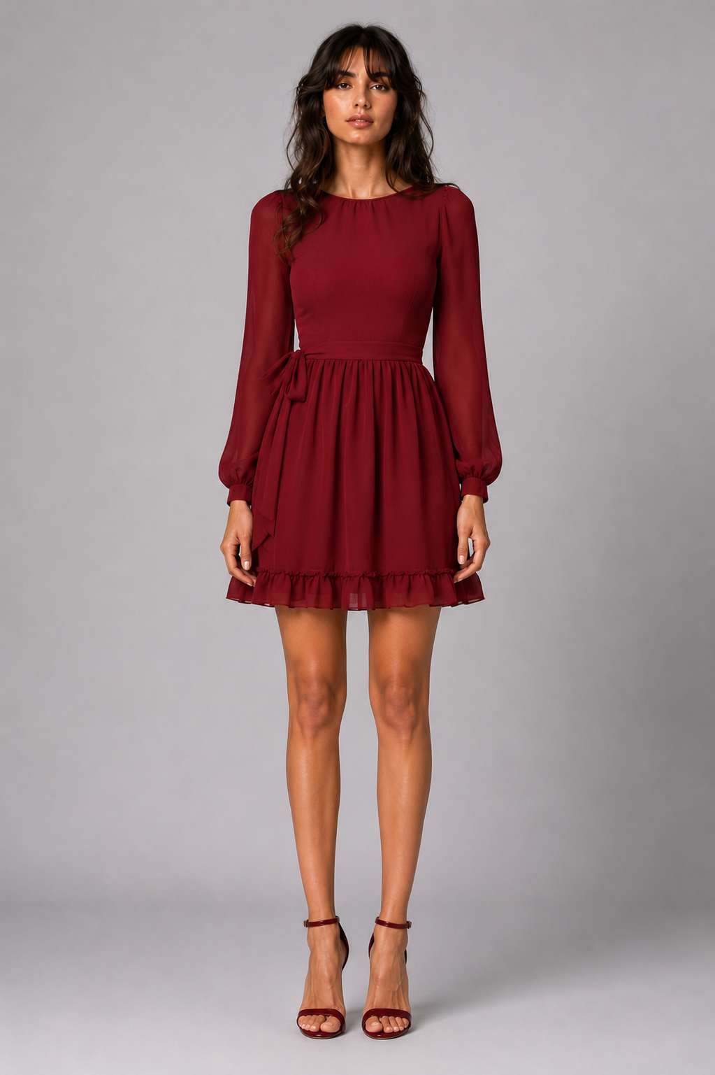The Crimson Reverie Dress