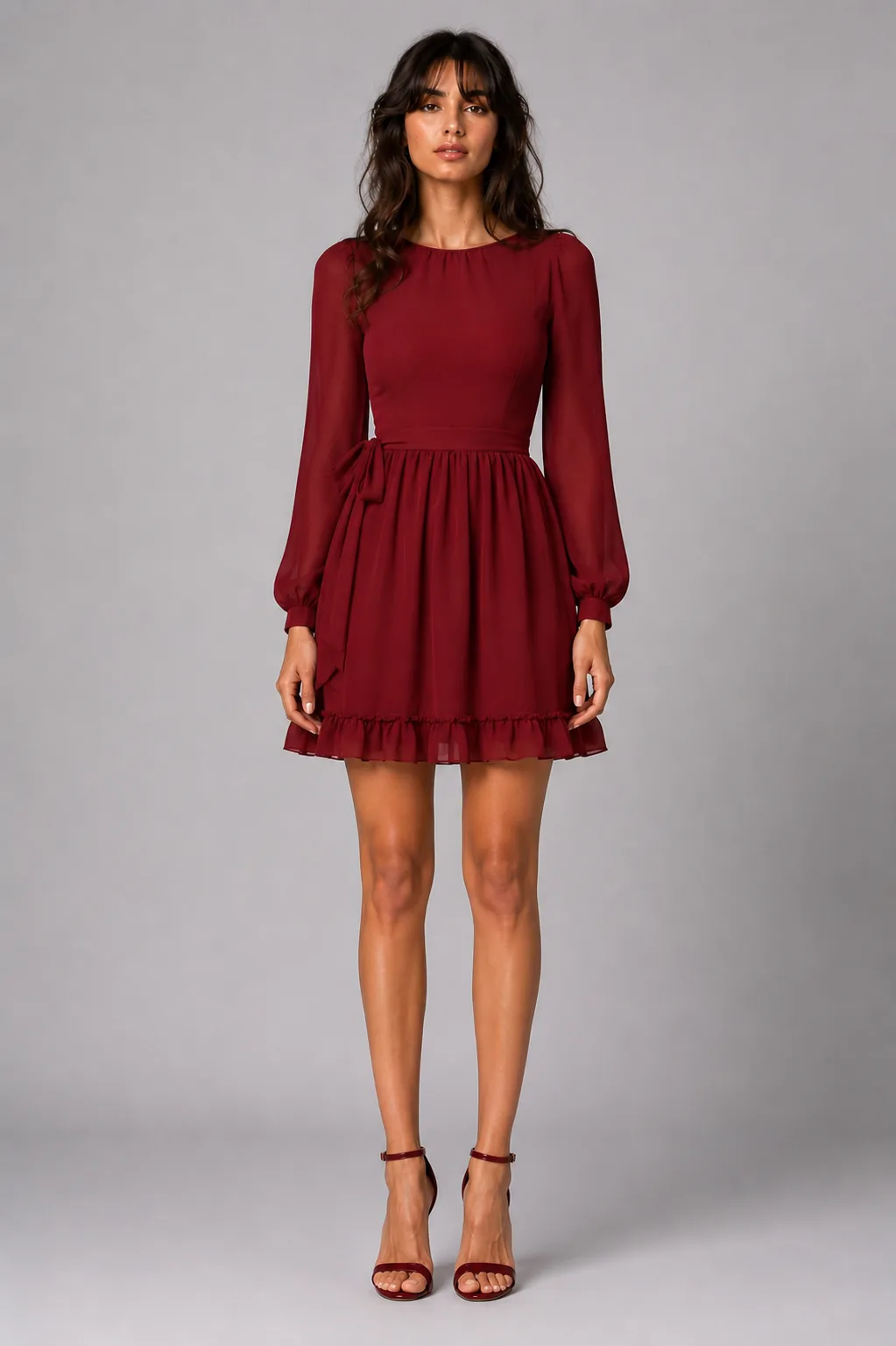 The Crimson Reverie Dress