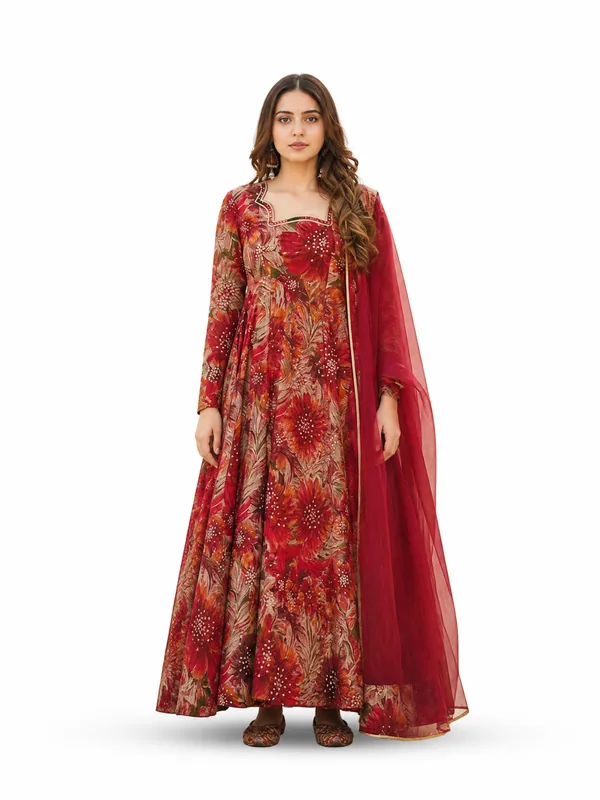The Ember Blossom Suit set