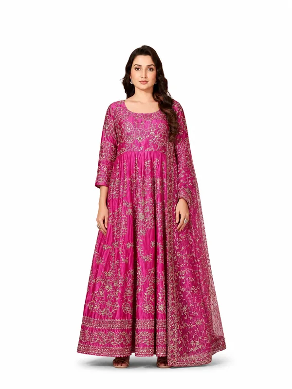 The Fuchsia Reverie Gown