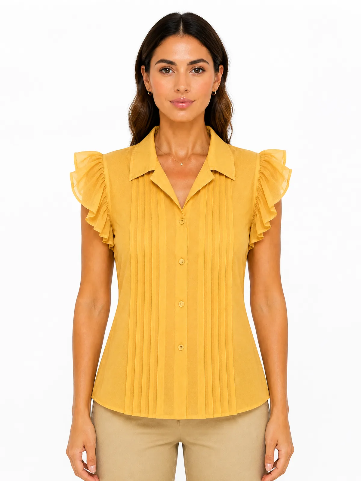 The Marigold Ruffle Top