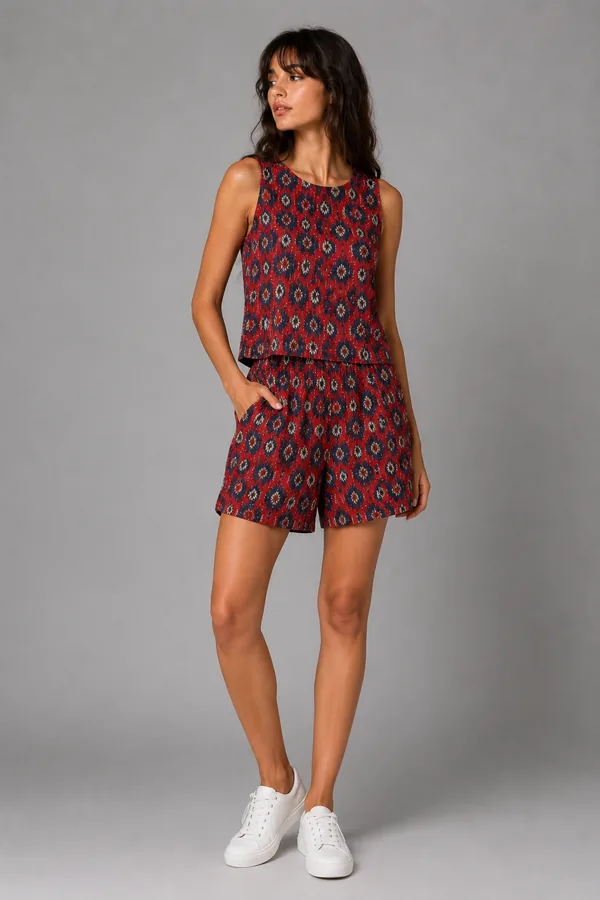 The Scarlet Reverie Co-ord Set