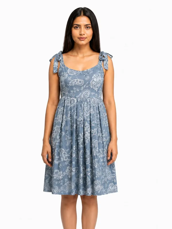 The Azure Whisper Dress