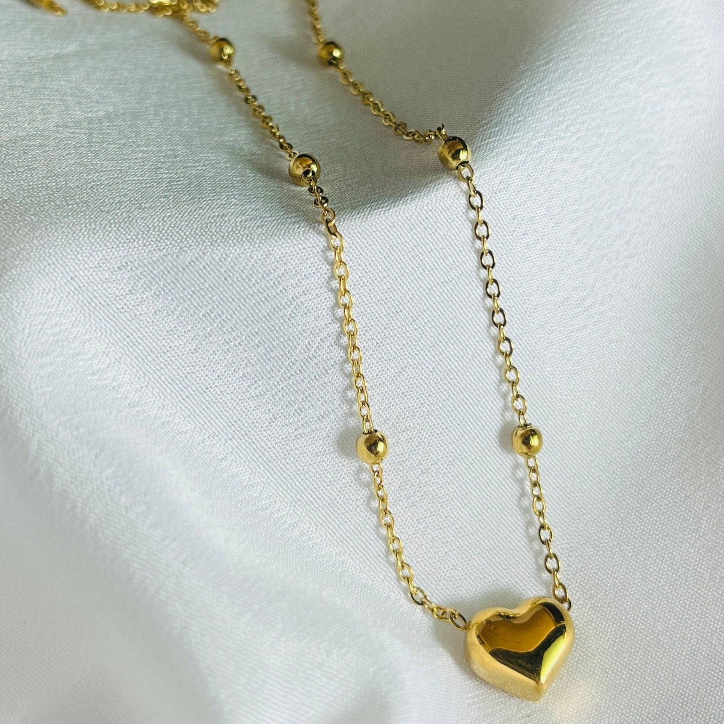 Golden Heart Necklace