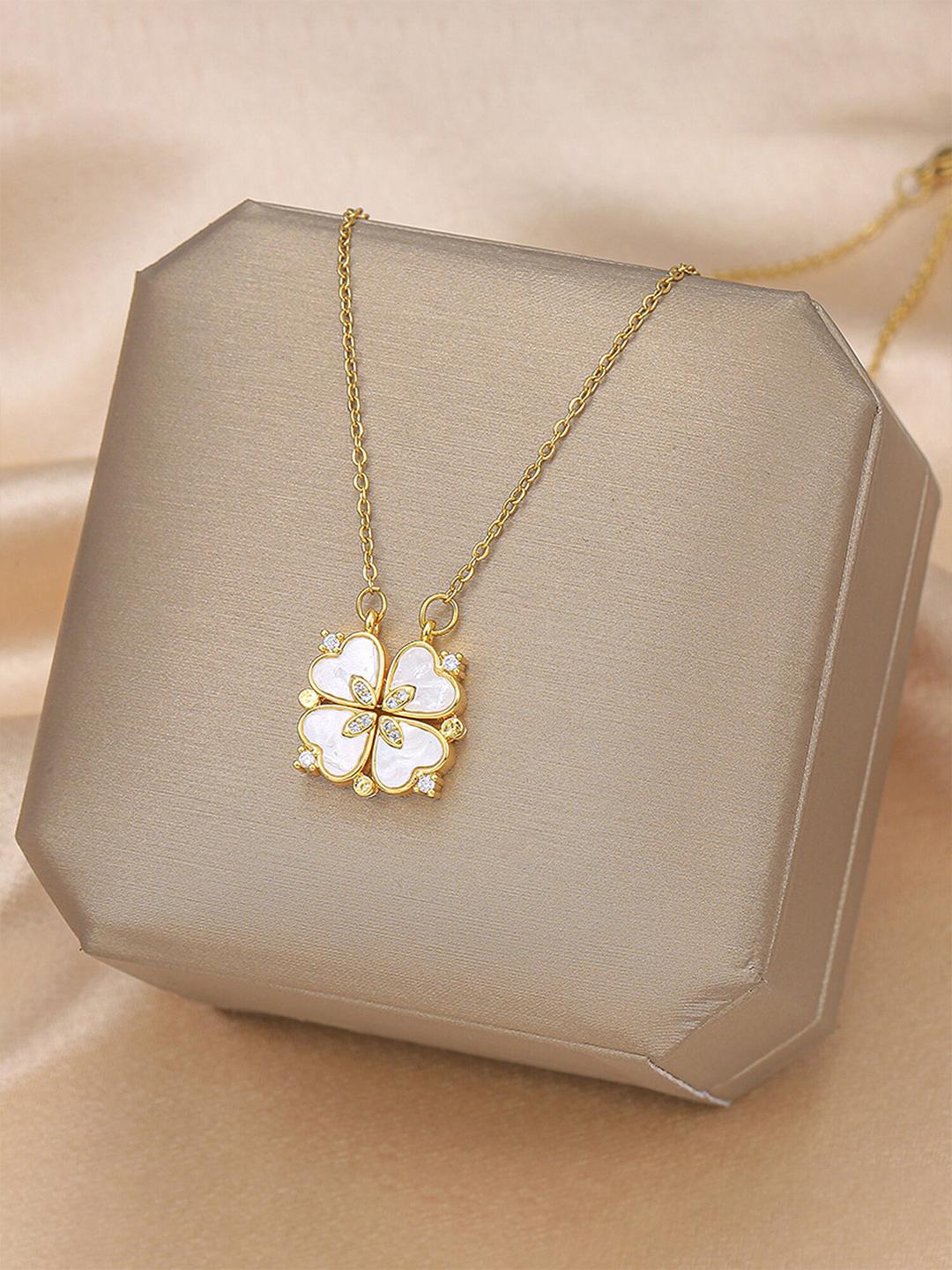 White Clover Necklace