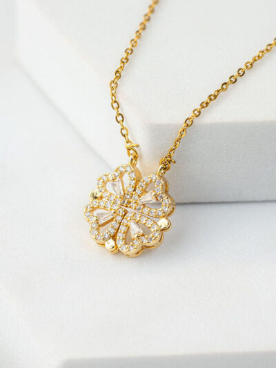 Golden Clover Necklace