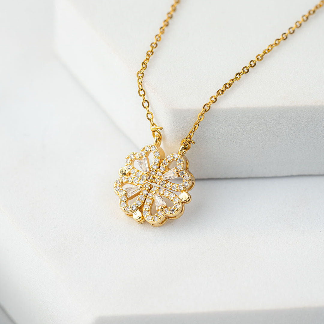 Golden Clover Necklace