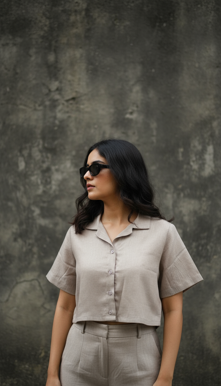 Sienna Crop Shirt