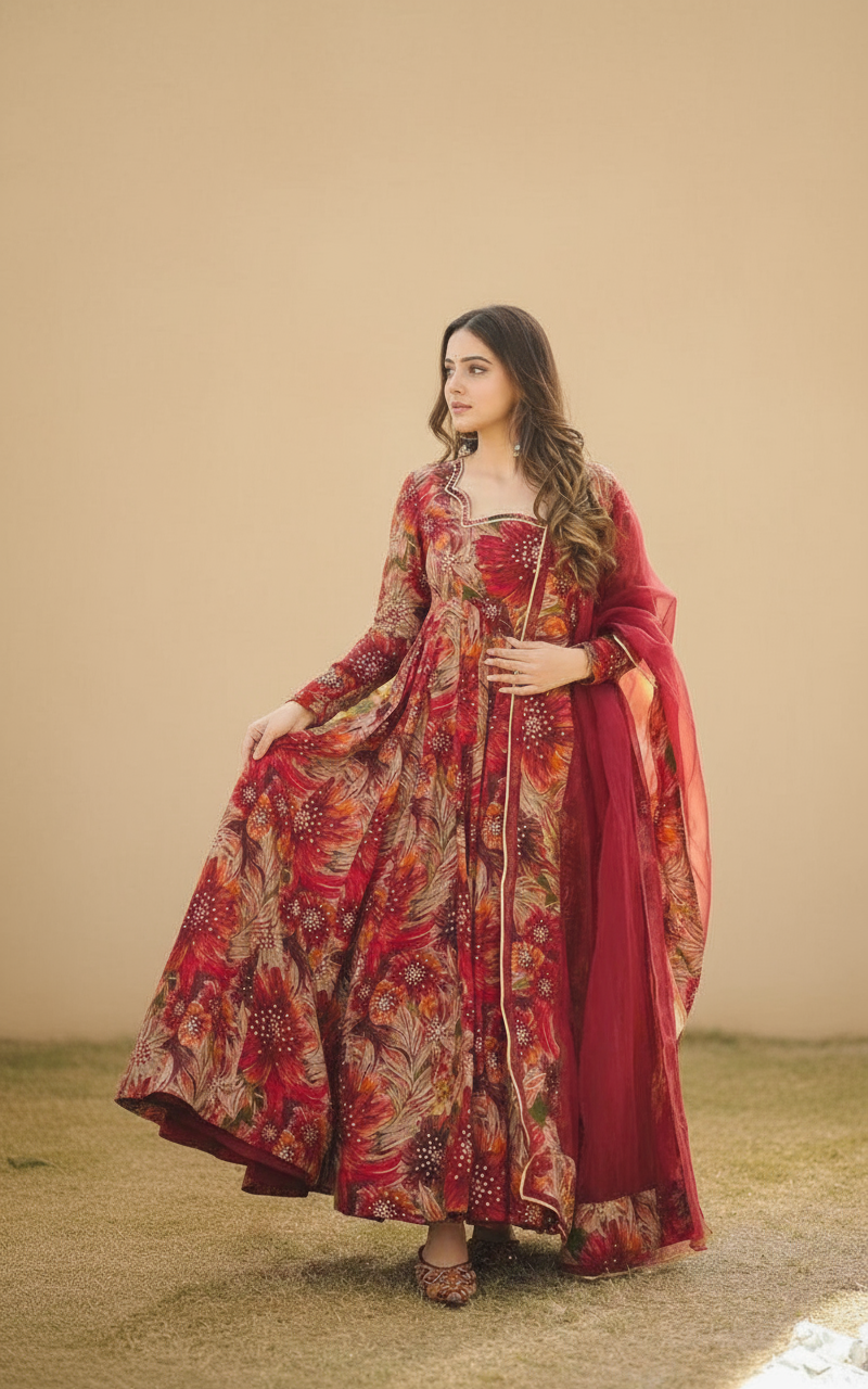 Cherry Anarkali