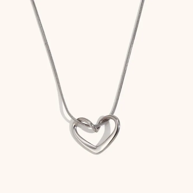 Silver Heart Necklace
